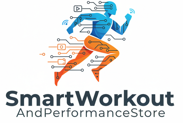 Create a unique logo, white background for SmartWorkoutAndPerformanceStore